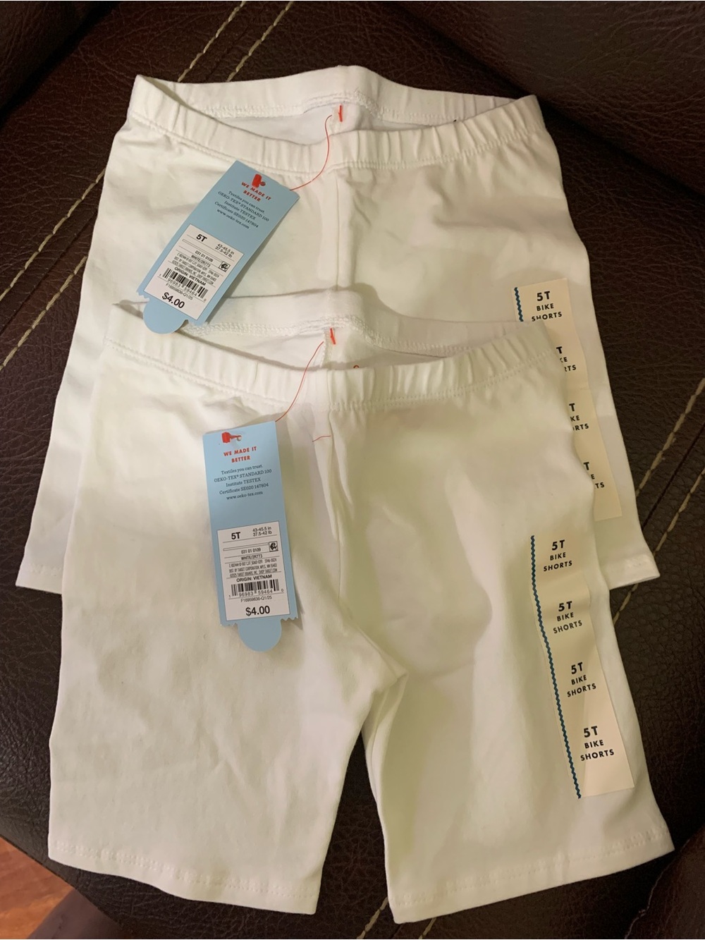 Cat & Jack NWT’s size 5T 2 pair bundle bike shorts